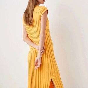 Rails Ashley Ribbed Sweater Dress in Melon - XS